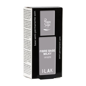 Base semipermanente Peggy Sage I-Lak Fibre base milky 191870 2