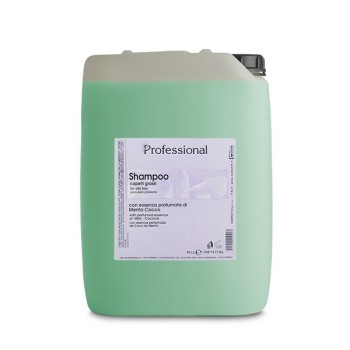Professional shampoo rinfrescante in tanica 10lt Menta cocco