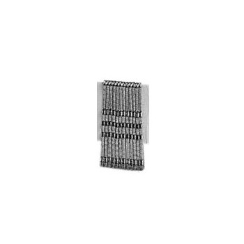12 bulk crimped black bobby pins 2