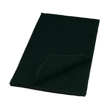 Set 12 asciugamani neri in spugna di cotone 50x80 cm per parrucchieri e barbieri