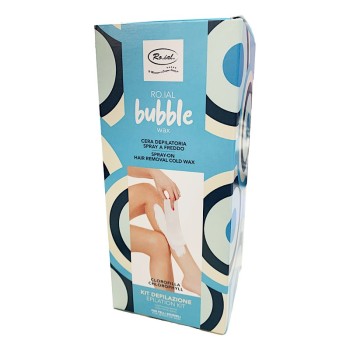 Roial Bubble wax Kit depilazione pelli sensibili e delicate