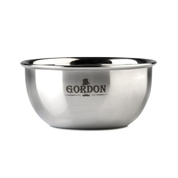 Ciotola per rasatura barba in acciaio inox Gordon E309