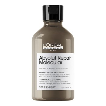 Shampoo riparatore capelli danneggiati L'Oreal Serie expert Absolut repair Molecular 300ml