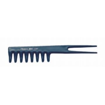 Hair-comb 202 Pettine coda doppia e denti spessi