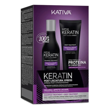 Kativa Keratin Post lisciatura express shampoo e trattamento