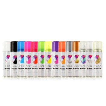 Hair coloured spray