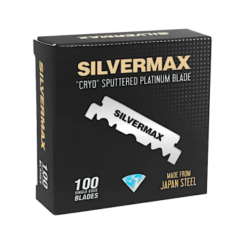 100 Silvermax mezze lamette da barba