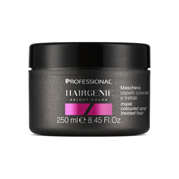 Maschera per capelli colorati Professional Hairgenie Bright color 250ml