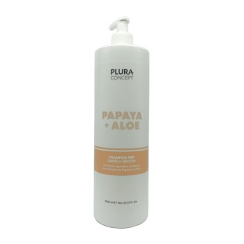 Plura Shampoo capelli secchi Papaya e Aloe 1000ml