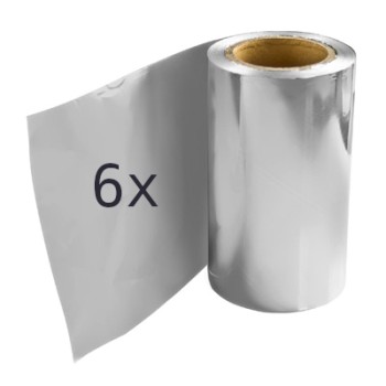 6 Rotoli alluminio per meches