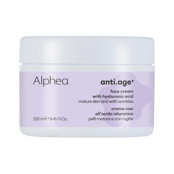 Alphea antiage crema viso all'acido jaluronico 250ml