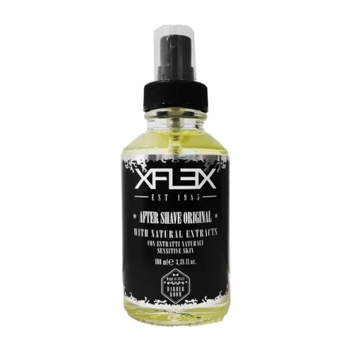 Xflex After Shave Original Spray 100ml dopobarba professionale con erogatore spray per pelli sensibili