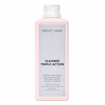 Peggy Sage Cleaner Tripla Azione 1000ml per unghie, gel UV e pennelli
